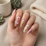 blush pink cat eye almond medium press on nails celestial gold mockup 01