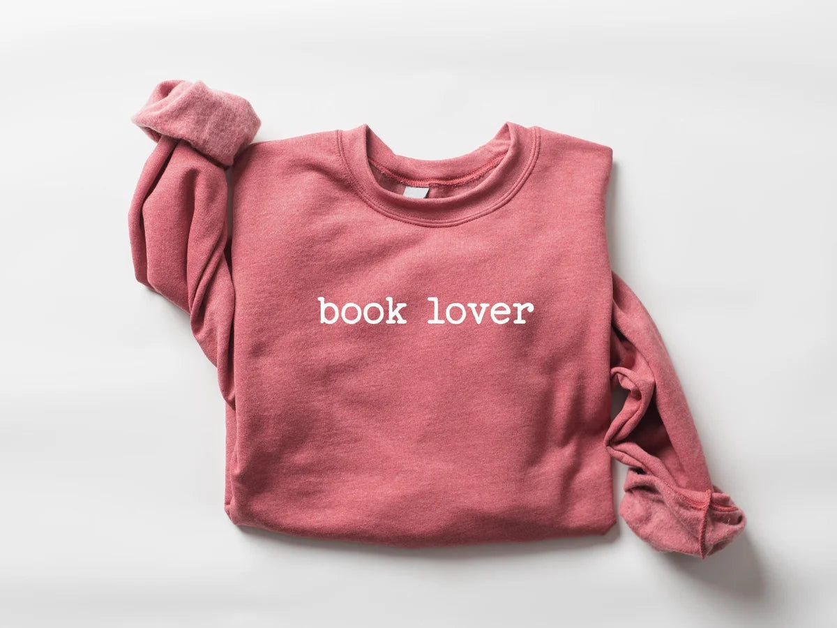 Book Lover Crewneck Sweatshirt alternate product view.