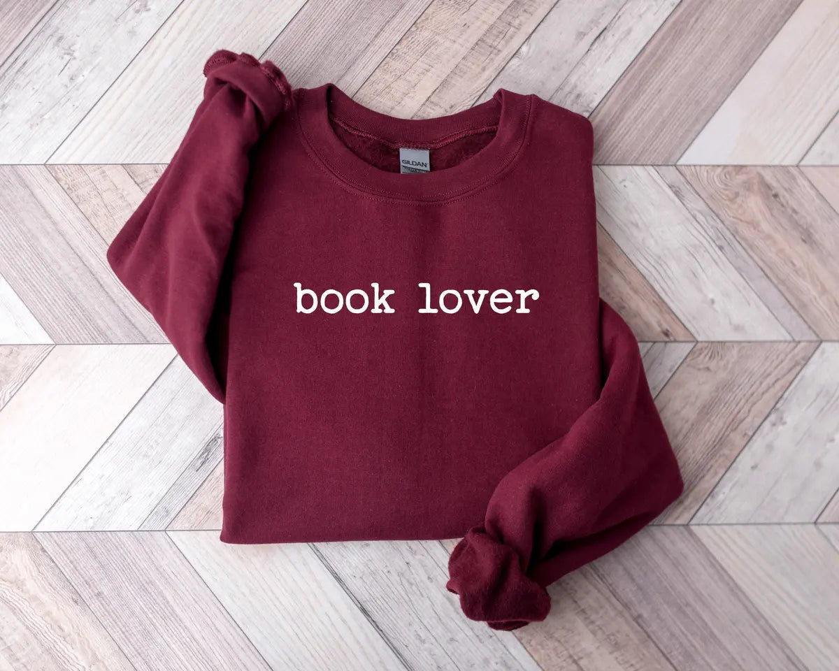 Book Lover Crewneck Sweatshirt alternate product view.