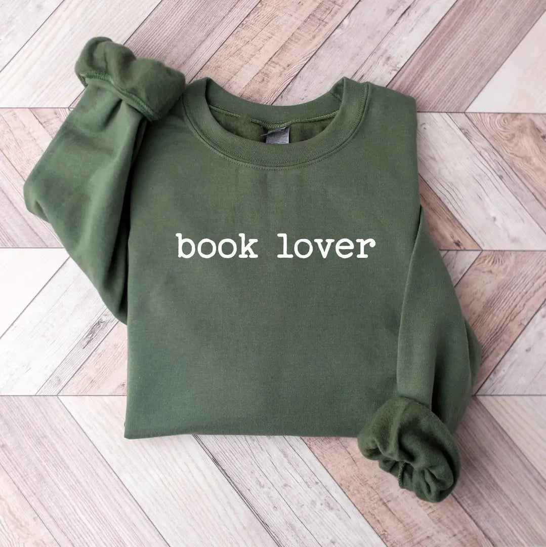 Book Lover Crewneck Sweatshirt hero view.