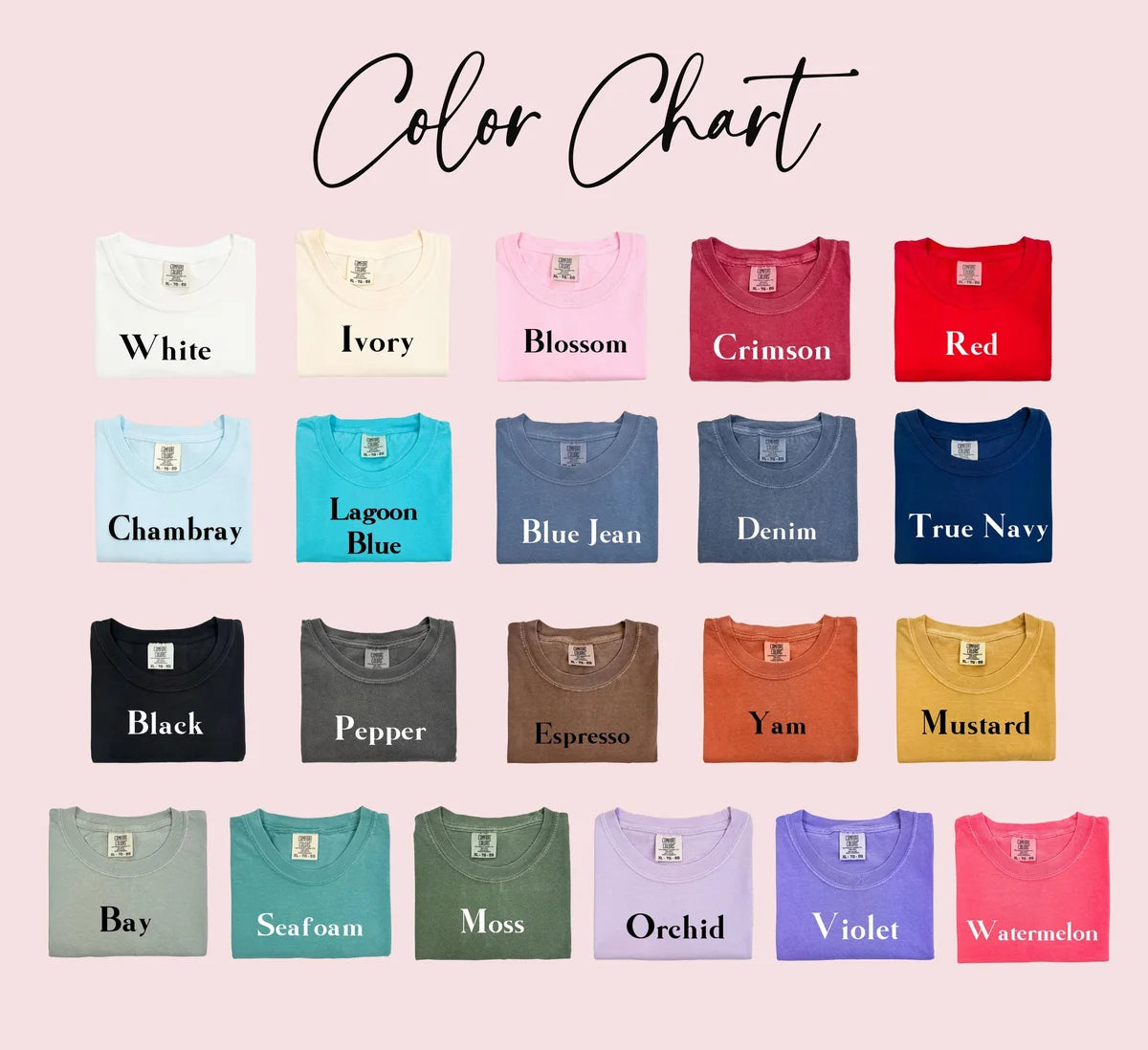 Bookish Halloween graphic Comfort Colors T-shirt, additional product photograph.