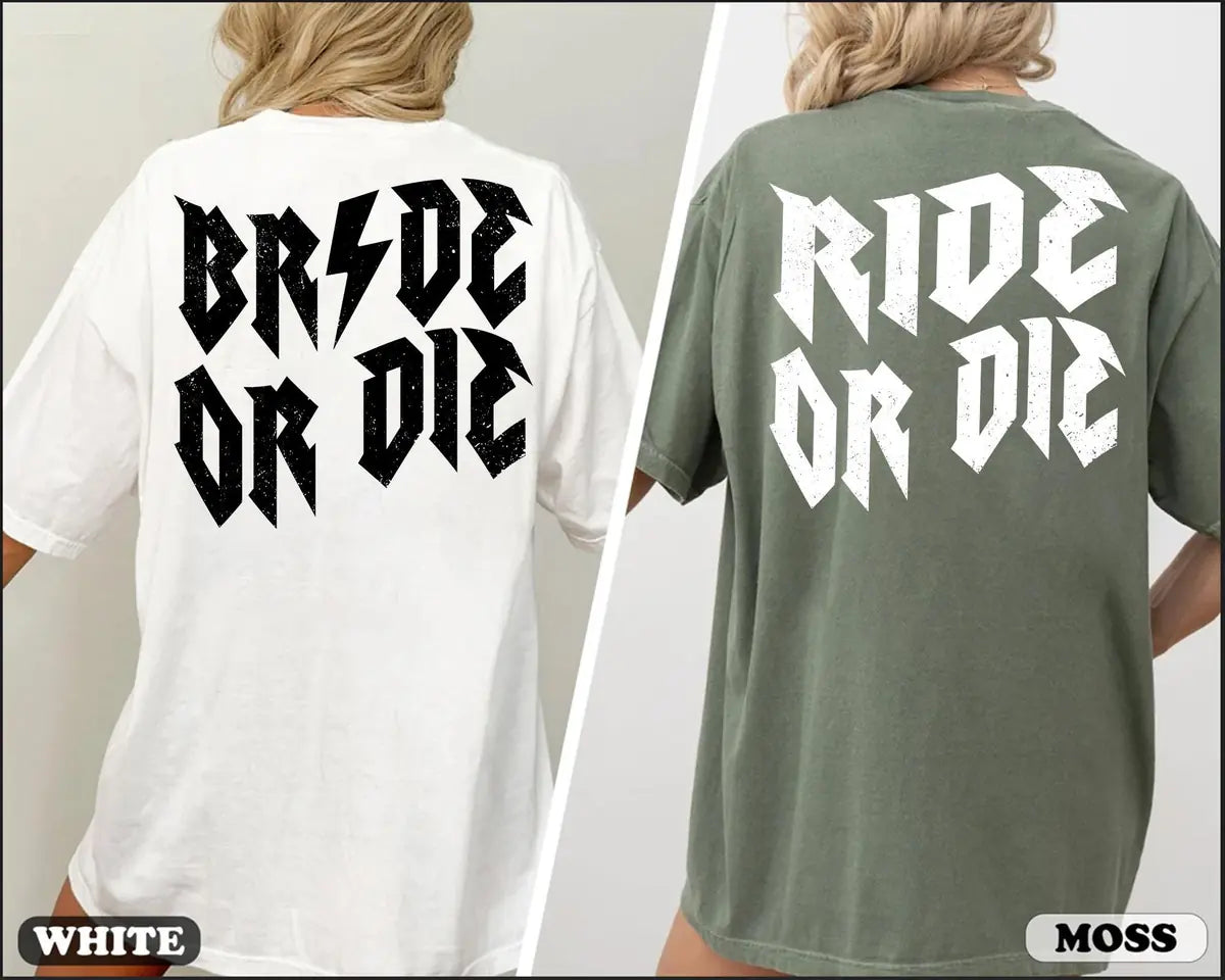 bride-or-die-custom-photo-name-location-year-bachelorette-party-comfort-colors-t-shirt custom photo Comfort Colors T-Shirt model mockup preview 03