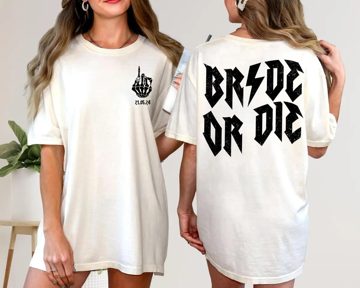 bride-or-die-custom-photo-name-location-year-bachelorette-party-comfort-colors-t-shirt custom photo Comfort Colors T-Shirt model mockup preview 04