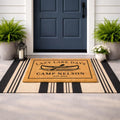 camp lake lazy lake days custom camp name personalized doormat lifestyle 02