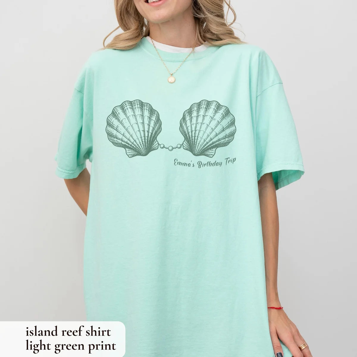 Custom Birthday Trip Shirts graphic Comfort Colors T-shirt, additional product photograph.