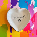 Custom Soccer Ring Dish, Soccer Ring Dish, Sports Engagement Gift, Sports Lover Gift, Football Jewelry Holder, Soccer Team Gi