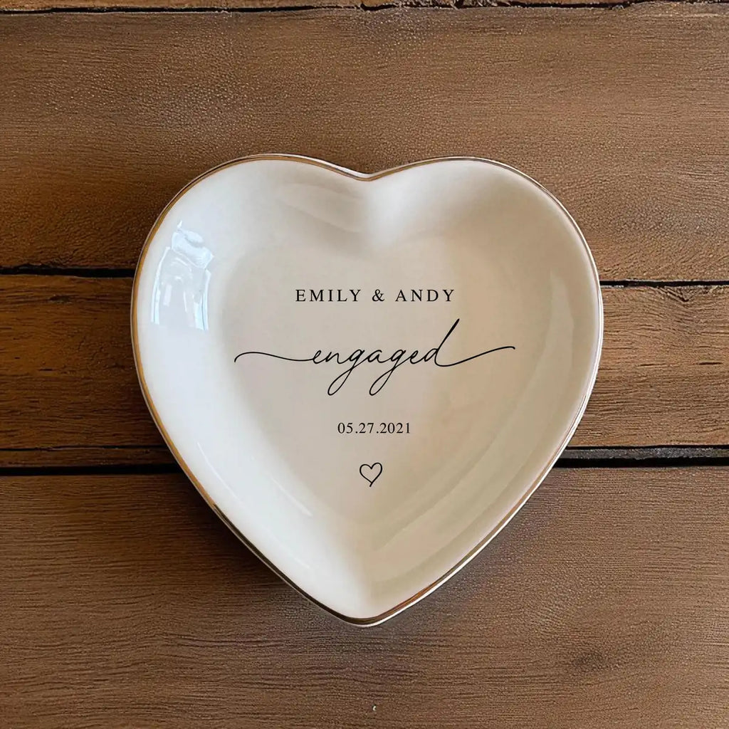 Wedding Gifts for Couple, Custom Ring Dish, Ring Dish, Couples Gift, Bridal Shower Gift, Engagement Gift for Bride