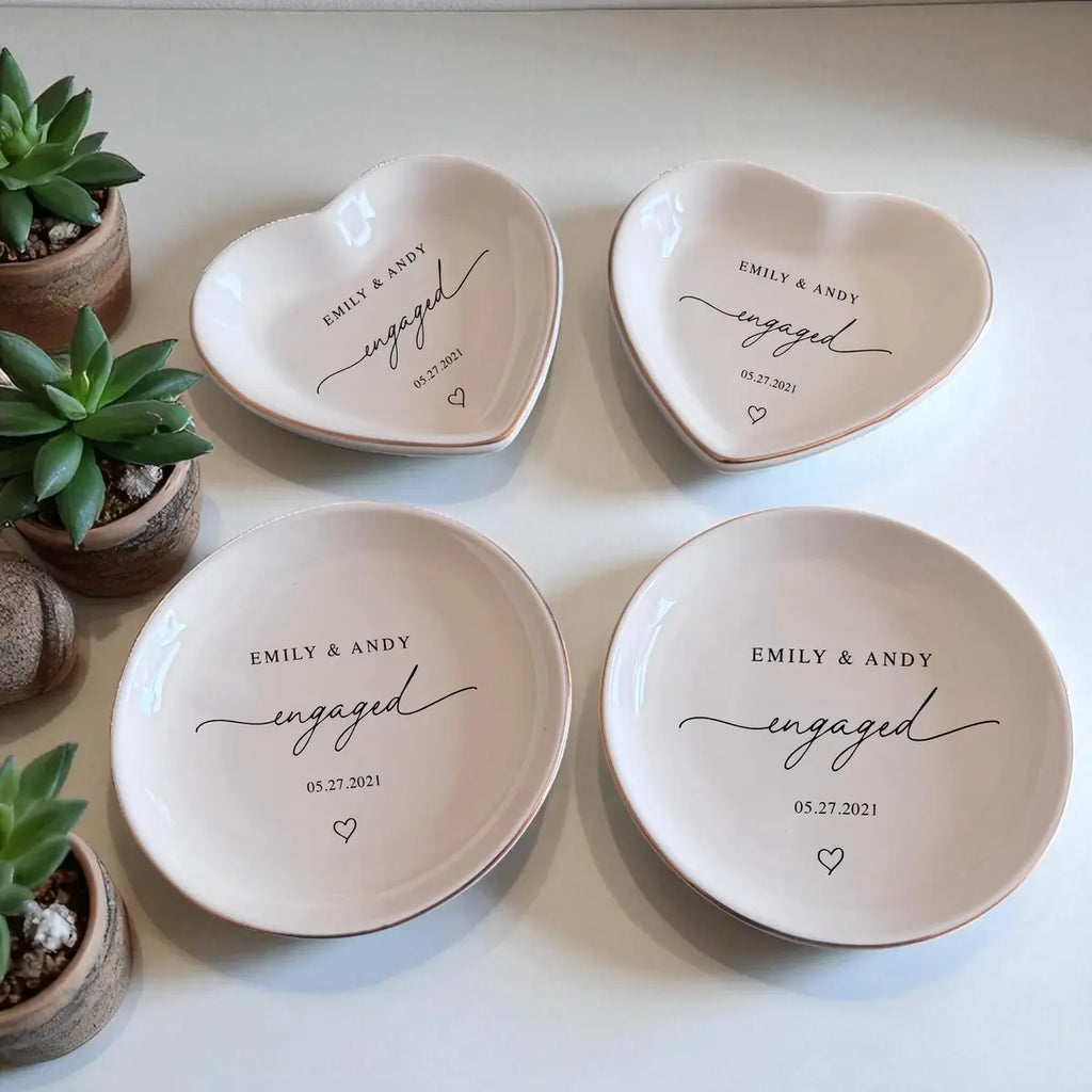 Wedding Gifts for Couple, Custom Ring Dish, Ring Dish, Couples Gift, Bridal Shower Gift, Engagement Gift for Bride variant
