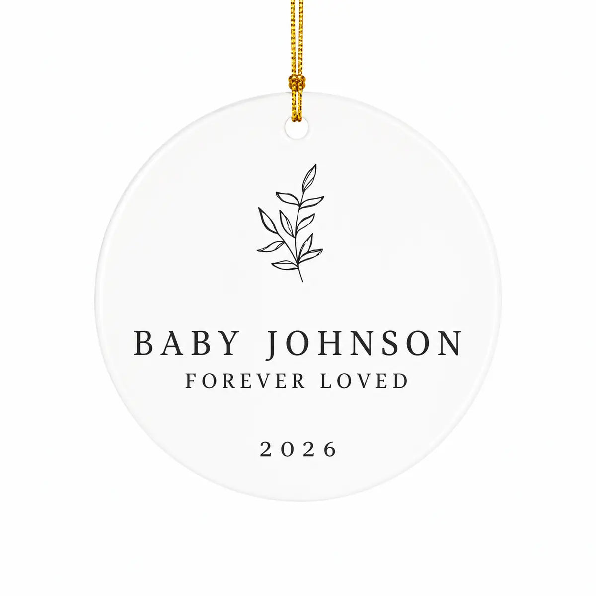 forever loved baby in the sky personalized ornament lifestyle