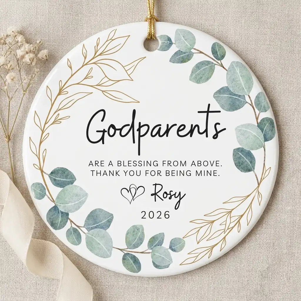 godparents are a blessing from above godparents personalized ornament lifestyle 2