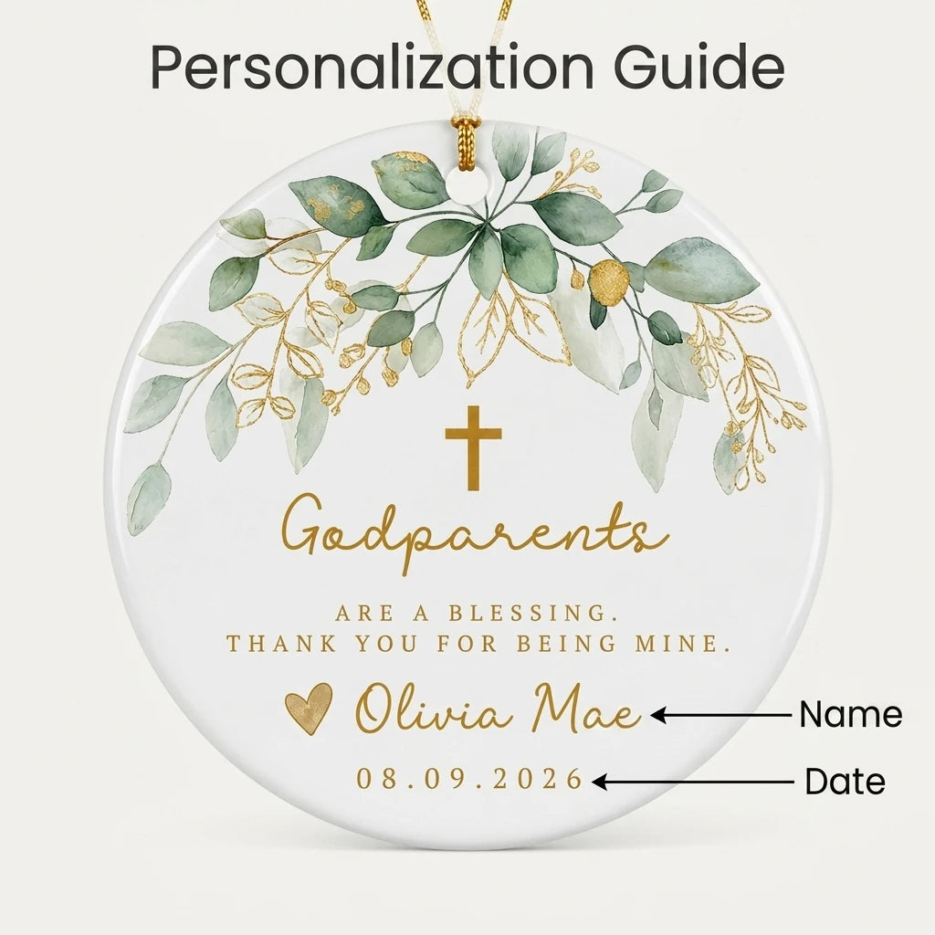 godparents proposal personalized ornament guide