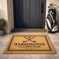 golf clubhouse custom family name personalized doormat lifestyle 02