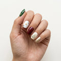 green red ivory hand painted christmas square short press on nails tree star glitter mockup 01
