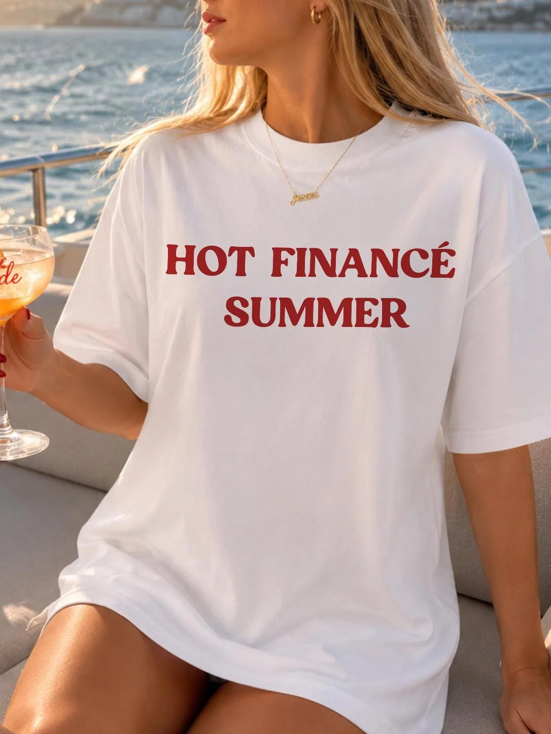 Hot Finance Summer - Custom Name - Future Mrs Bachelorette Party Comfort Colors T-Shirt - Comfort Colors T-Shirt Mockup Image