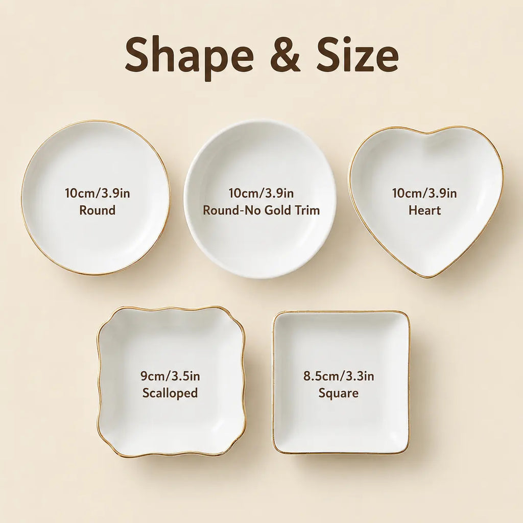 Custom photo mom ring dish displayed elegantly on wooden bedroom nightstand