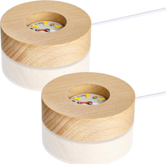 Wooden Light Base