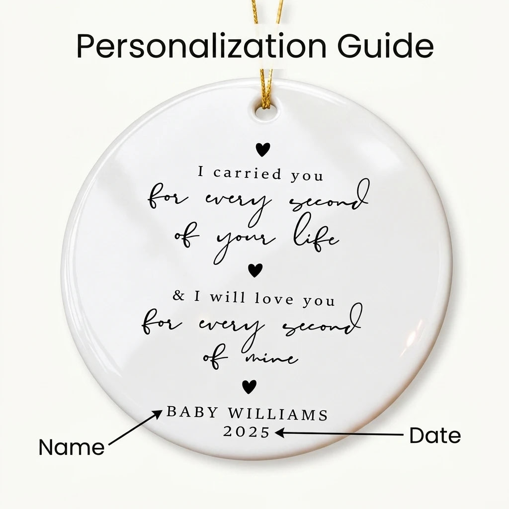 infant loss personalized ornament guide
