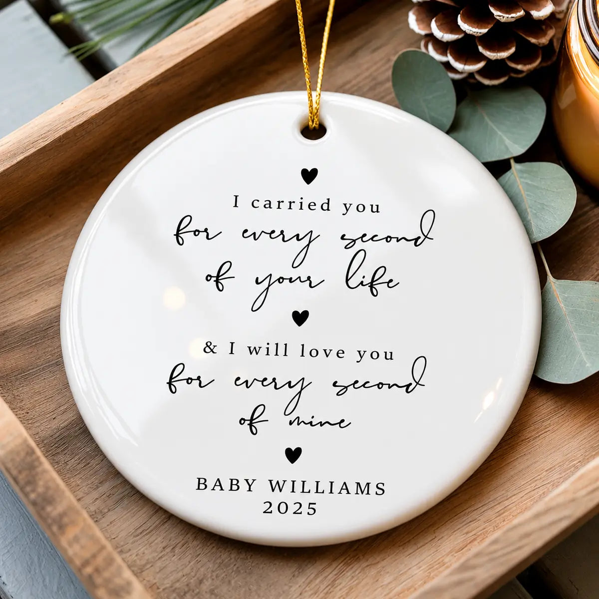 infant loss personalized ornament lifestyle