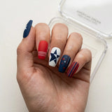 matte hand painted 4th of july coffin press on nails star stripe mockup 01