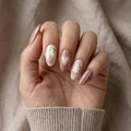 mauve pink white 3d airbrush halloween almond press on nails ghost pumpkin heart mockup 01