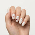 milky white 3d hand painted oval short press on nails cherry strawberry mockup 01