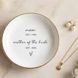 Mother Of The Bride Gift, Mom Jewelry Dish, Wedding Gift For Mother Of The Bride, Custom Ring Dish For Mom