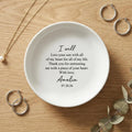 Mother of the Groom Ring Dish, Gift From Bride to Mother in Law, Wedding Thank You Jewelry Tray, Groom Mom Gift variant