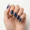 navy gold cat eye french tip almond press on nails gold line dot mockup 01