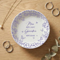 Grandma Ring Dish , New Grandma Gift Jewelry Dish, Mothers Day Grandma Gift, Grandma Keepsake Dish