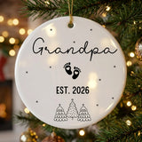 new grandpa personalized ornament tree