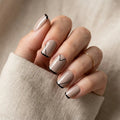 nude black french tip square press on nails chevron mockup 01