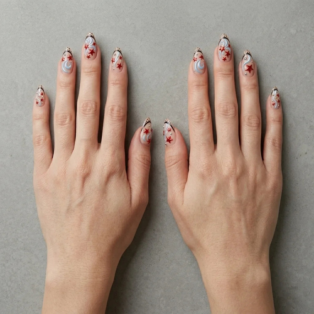 nude french tip 3d almond medium press on nails celestial mockup 01