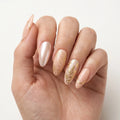 nude pearl almond press on nails gold foil floral mockup 01