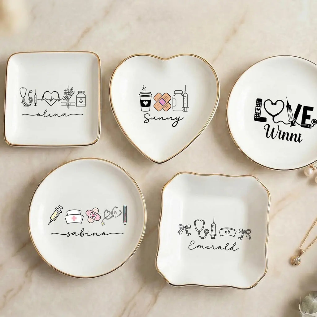 Nurse Graduation Gift, Nurse Ring Dish, Custom Nursing School Grad Gift, RN Graduation Gift for Her variant