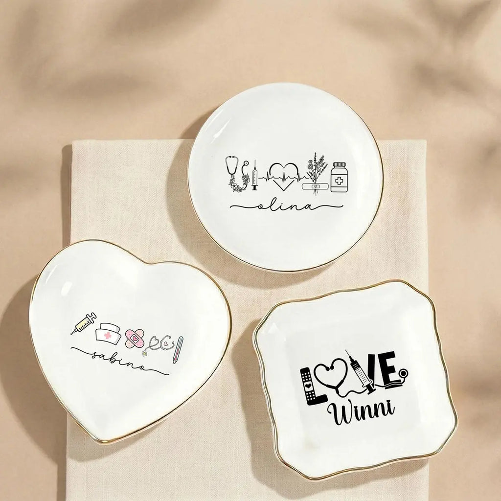 Nurse Graduation Gift, Nurse Ring Dish, Custom Nursing School Grad Gift, RN Graduation Gift for Her variant