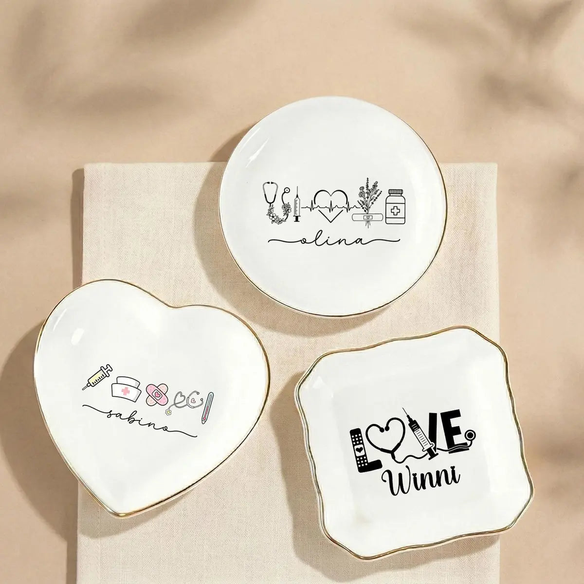Nurse Graduation Gift, Nurse Ring Dish, Custom Nursing School Grad Gift, RN Graduation Gift for Her variant