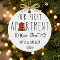 our first apartment personalized ornament tree