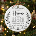 our first christmas in our new home personalized ornament tree