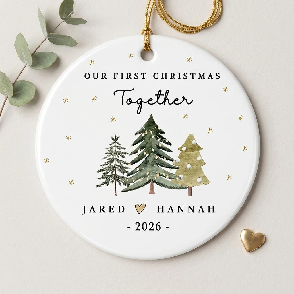 our first christmas together personalized ornament lifestyle 2