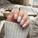 pastel dream 3d square press on nails flower moon lifestyle 01