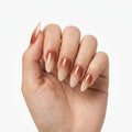 peach nude ombre coffin long press on nails detail 02