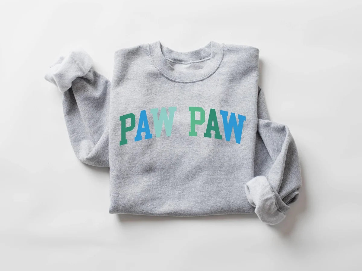 Personalize Grandpa Crewneck Sweatshirt alternate product view.