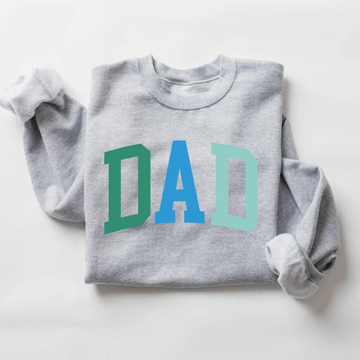 Personalize Grandpa Crewneck Sweatshirt hero view.