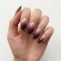 plum purple nude ombre almond press on nails mockup 01