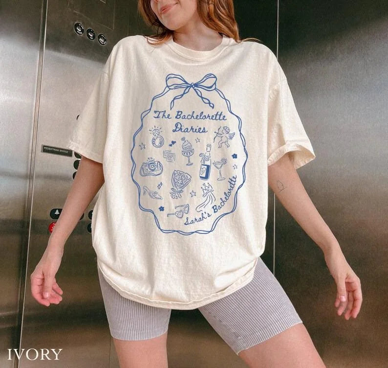princess diaries custom name location year bachelorette party comfort colors t shirt color chart 02