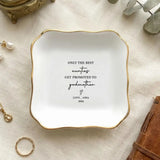 Promoted to Godmother Jewelry Dish, Aunt Pregnancy Announcement Gift, Godmother Proposal Gift, Custom Ring Dish variant