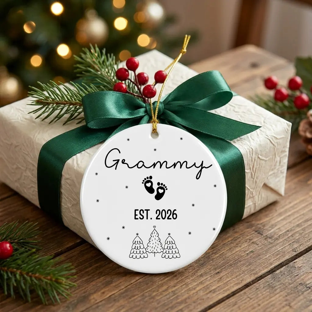 promoted to grammy new grammy personalized ornament gift