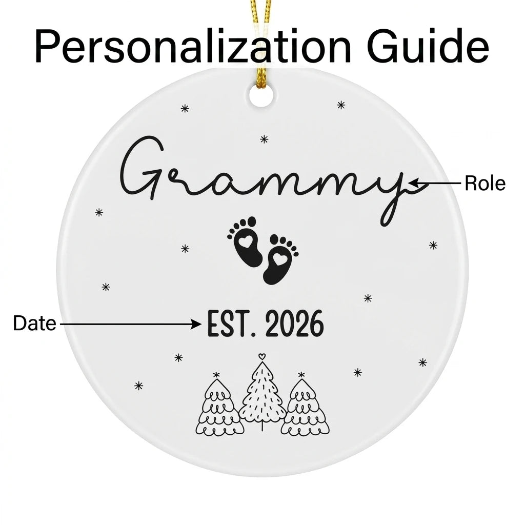 promoted to grammy new grammy personalized ornament guide