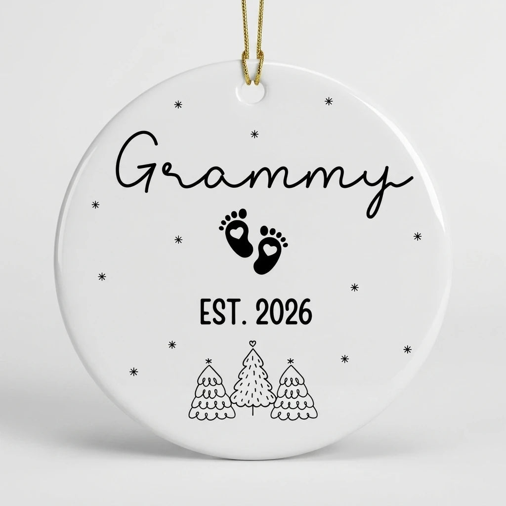 promoted to grammy new grammy personalized ornament hero
