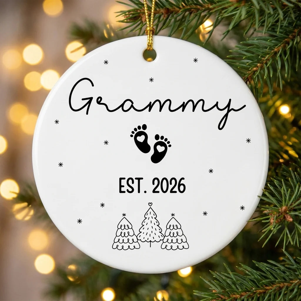 promoted to grammy new grammy personalized ornament tree